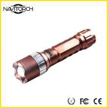 Zoomable Fokus Aluminiumlegierung CREE XP-E LED Taschenlampe (NK-681)